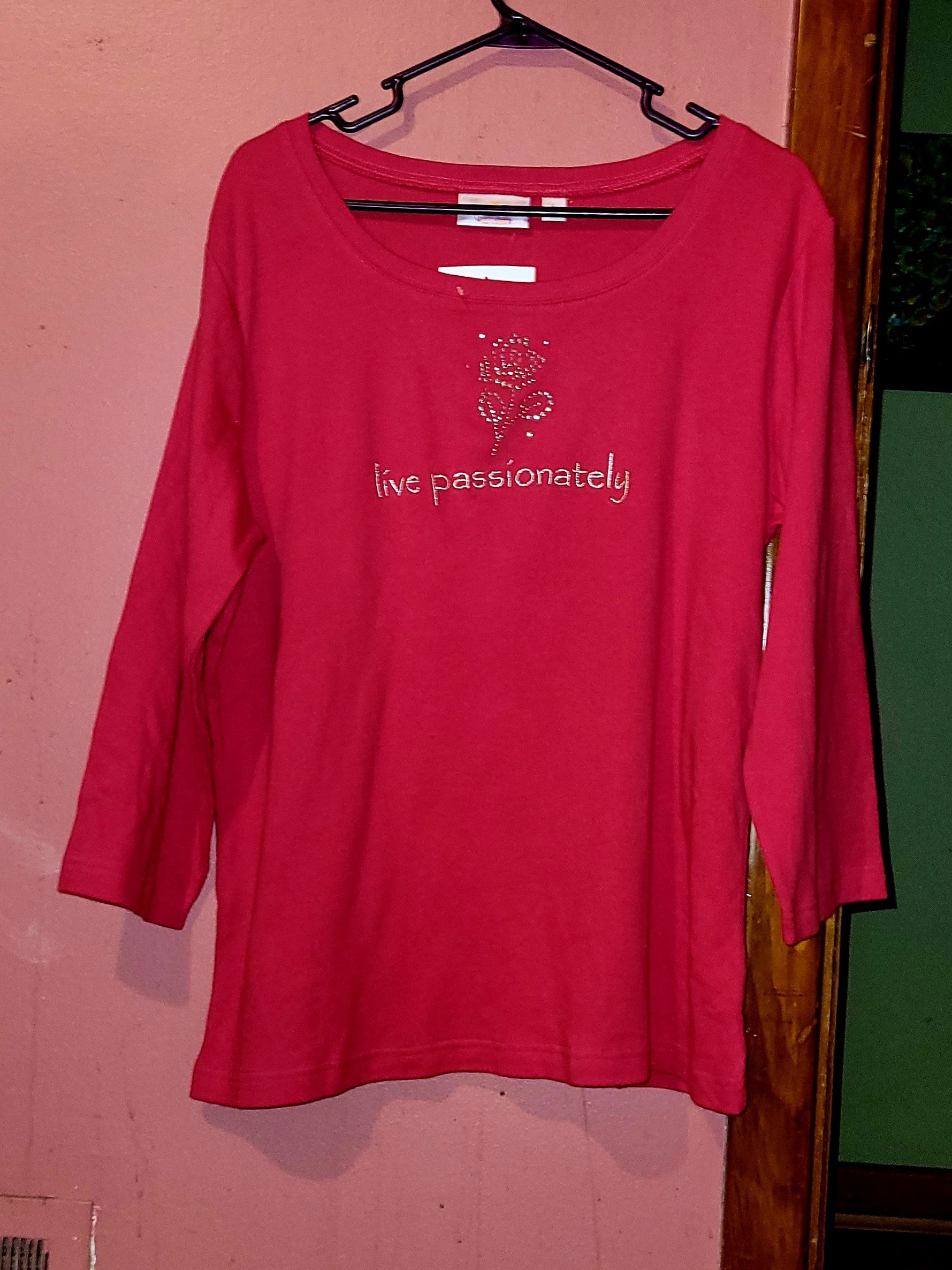 Nwt Quacker Factory Red Womens Top From Qvc